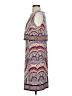Chico's Print Blue Casual Dress Size S - photo 5
