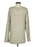Design Lab Lord & Taylor Metallic Silver Pullover Sweater Size S - photo 2