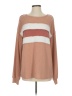 Unbranded Color Block Pink Pullover Sweater Size S - photo 1