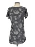 Lularoe Floral Gray Short Sleeve T-Shirt Size XS - photo 2