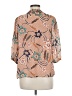 J by Joie 100% Polyester Paisley Tan 3/4 Sleeve Blouse Size M - photo 2