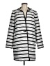 The Limited 100% Polyester Stripes Gray Coat Size 8 - photo 1