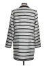 The Limited 100% Polyester Stripes Gray Coat Size 8 - photo 2