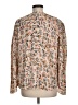CAbi 100% Polyester Print Tan 3/4 Sleeve Blouse Size M - photo 2