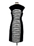 Jax Stripes Black Cocktail Dress Size 12 - photo 2