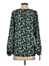 Papermoon 100% Polyester Green Long Sleeve Blouse Size S - photo 2
