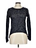Design Lab Lord & Taylor Metallic Blue Pullover Sweater Size L - photo 1