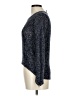 Design Lab Lord & Taylor Metallic Blue Pullover Sweater Size L - photo 5