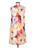 H&M 100% Polyester Print Orange Casual Dress Size 4 - photo 2