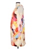 H&M 100% Polyester Print Orange Casual Dress Size 4 - photo 5