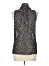 Karlie Black Blue Sleeveless Blouse Size L - photo 2