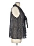 Karlie Black Blue Sleeveless Blouse Size L - photo 4