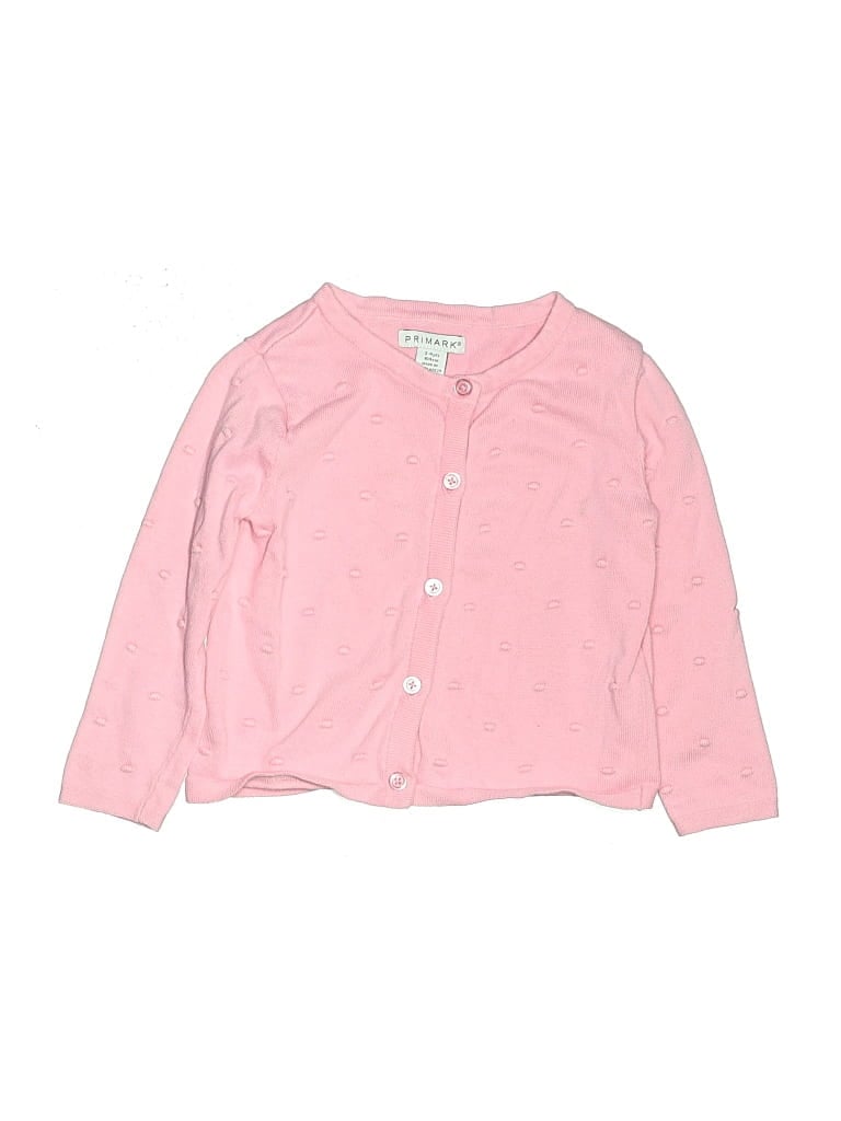 Pre-owned Primark Kids' Cardigan Sweater In Pink