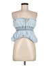Zara Blue Sleeveless Blouse Size M - photo 1