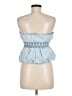 Zara Blue Sleeveless Blouse Size M - photo 2