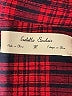 Isabella Sinclair Plaid Red Long Sleeve Blouse Size M - photo 7