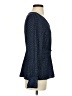 Ann Taylor 100% Polyester Blue Long Sleeve Blouse Size 4 - photo 4
