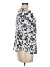 Adrienne Vittadini 100% Polyester Silver Short Sleeve Blouse Size M - photo 5