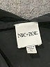 Nic + Zoe 100% Polyester Black 3/4 Sleeve Blouse Size L - photo 6