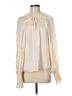 Sam Edelman 100% Polyester Ivory Long Sleeve Blouse Size M - photo 1