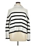 Laundry by Shelli Segal Stripes Ivory Turtleneck Sweater Size XL - photo 1