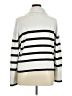 Laundry by Shelli Segal Stripes Ivory Turtleneck Sweater Size XL - photo 2