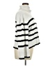 Laundry by Shelli Segal Stripes Ivory Turtleneck Sweater Size XL - photo 4