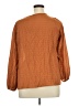 Unbranded 100% Polyester Brown 3/4 Sleeve Blouse Size 0X - photo 2