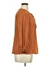 Unbranded 100% Polyester Brown 3/4 Sleeve Blouse Size 0X - photo 4