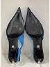 Versace 100% Leather Color Block Blue Heels Size EU (IT) 39 1/2 / US 9 1/2 - photo 9