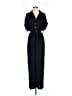 Mlle Gabrielle 100% Polyester Solid Black Jumpsuit Size L - photo 1