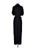 Mlle Gabrielle 100% Polyester Solid Black Jumpsuit Size L - photo 2