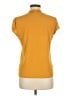 NY Collection Yellow Short Sleeve Top Size M - photo 2