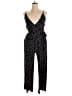 Kaileigh Stars Black Jumpsuit Size L - photo 1