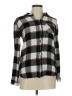 Altar'd State 100% Rayon Plaid Black Long Sleeve Button-Down Shirt Size M - photo 1