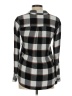 Altar'd State 100% Rayon Plaid Black Long Sleeve Button-Down Shirt Size M - photo 2