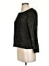 Alice + Olivia Metallic Black Pullover Sweater Size XS - photo 5