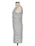 Aqua Stripes White Casual Dress Size S - photo 5