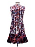 Peter Pilotto for Target 100% Polyester Graphic Blue Cocktail Dress Size XS - photo 2