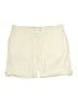 Adidas 100% Baumwolle Stripes Yellow Ivory Shorts Size M - photo 1