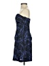 BCBGeneration 100% Polyester Paisley Blue Cocktail Dress Size 0 - photo 5