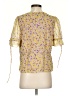 The East Order 100% Polyester Yellow Short Sleeve Blouse Size S - photo 2