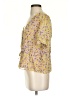 The East Order 100% Polyester Yellow Short Sleeve Blouse Size S - photo 5