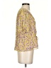The East Order 100% Polyester Yellow Short Sleeve Blouse Size S - photo 4