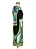B. Darlin Graphic Paisley Green Cocktail Dress Size 5 - 6 - photo 4