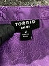 Torrid 100% Polyester Purple 3/4 Sleeve Blouse Size 2X Plus (2) - photo 7