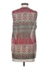 W by Worth Red Silver Sleeveless Blouse Size P, Size 2-4 - photo 2