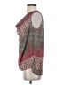 W by Worth Red Silver Sleeveless Blouse Size P, Size 2-4 - photo 5