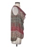 W by Worth Red Silver Sleeveless Blouse Size P, Size 2-4 - photo 4