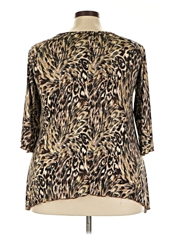 Brittany Black 3/4 Sleeve Blouse (view 2)